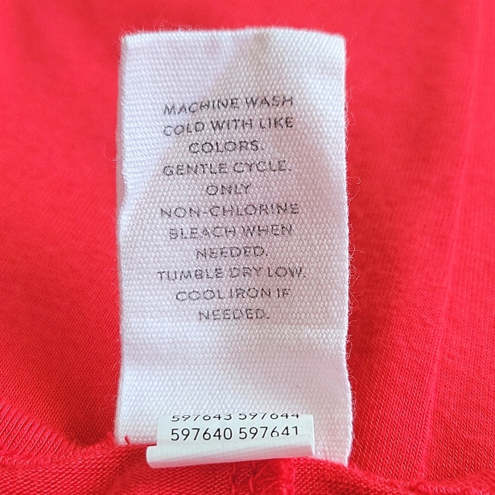 LIVI Coral Pink Sleeveless Tunic Tank Top size 14/16 Criss Cross Summer Colorful - Picture 10 of 12